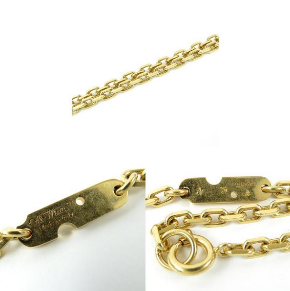 新品 Off-Whiteオフホワイトクロス アロー ロング ネックレス 新品 Off-Whiteオフホワイトクロス アロー ロング ネックレス