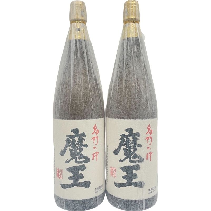 2本セット 焼酎 魔王 1800ml 25度 白玉醸造 【新品未開栓品】 12506K460461 2本セット 焼酎 魔王 1800ml 25度 白玉醸造 【新品未開栓品