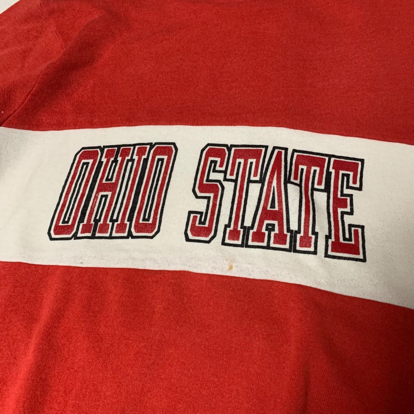 80s 後期 champion OHIO STATE zip パーカー L古着 ９月１５日（日）入荷！80s Champion チャンピオン トリコタグ ３段