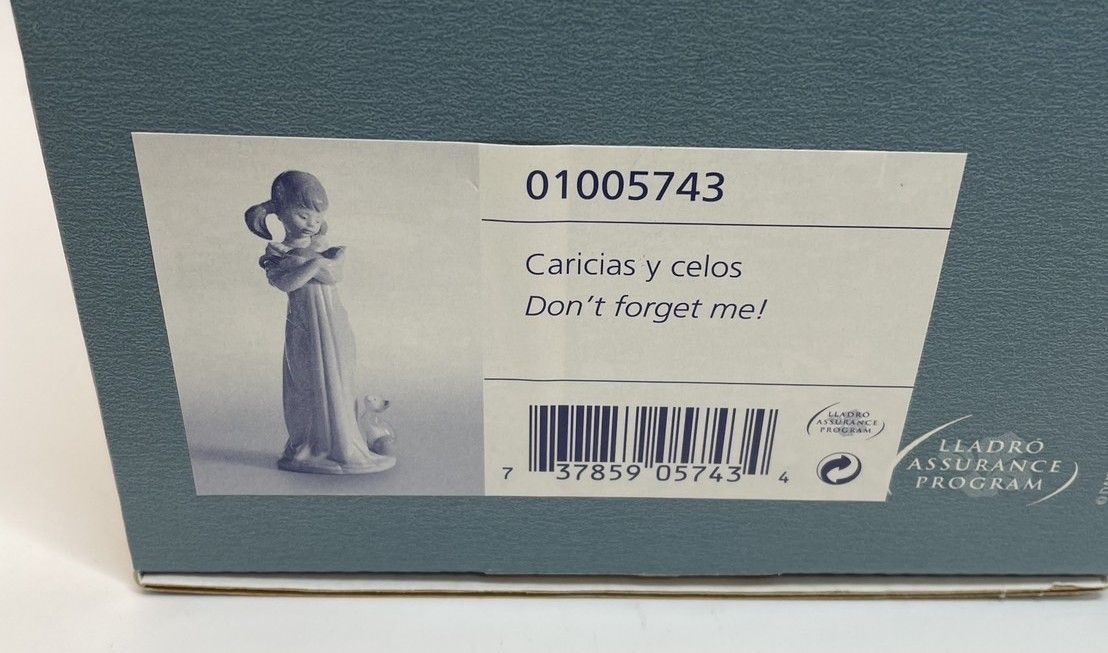 LLADORO リヤドロ 私のことも忘れないで フィギュリン 箱付き 置物 猫