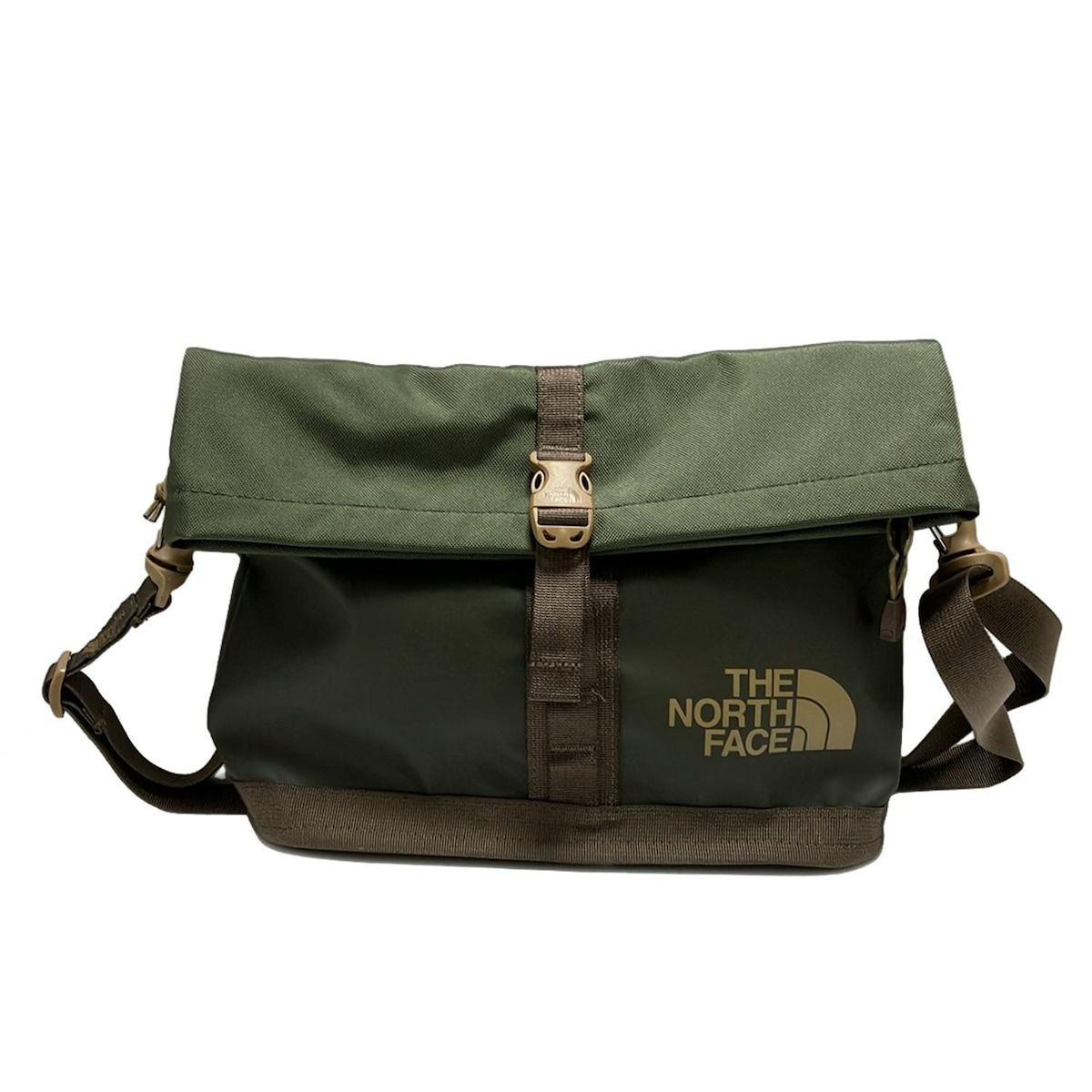 新品　ノースフェイス　ヌプシ　ショルダーバッグ　日本未発売　カーキ×ブラック THE NORTH FACE ショルダーバッグ 「韓国限定・日本未入荷」THE
