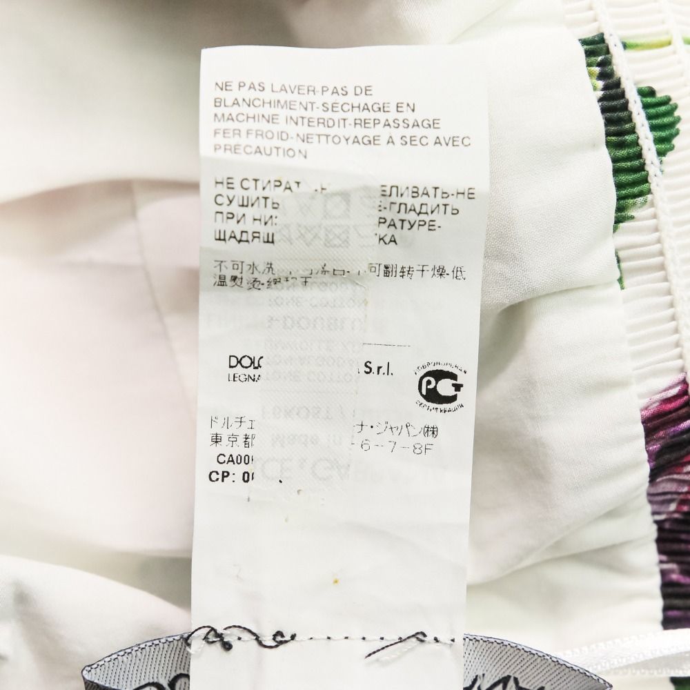 未使用 Dolce&Gabbana ドルチェアンドガッバーナ ローズ ピオニー柄