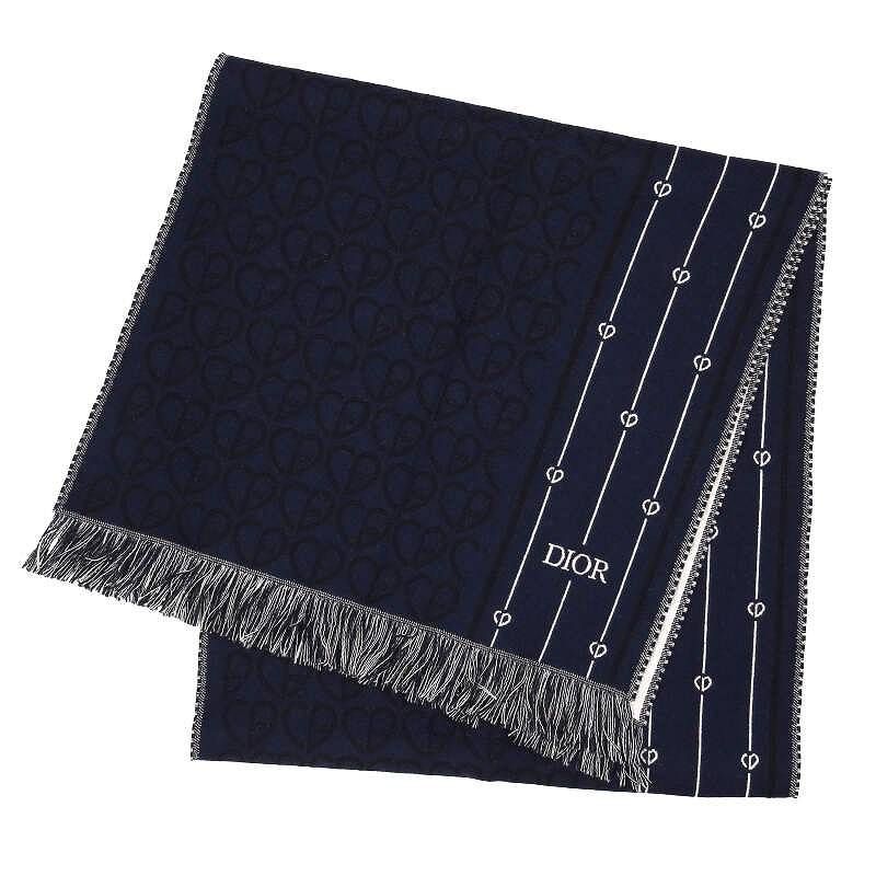 ディオール 21C0001A0606 ハートデザインウールマフラー メンズ - メルカリ 