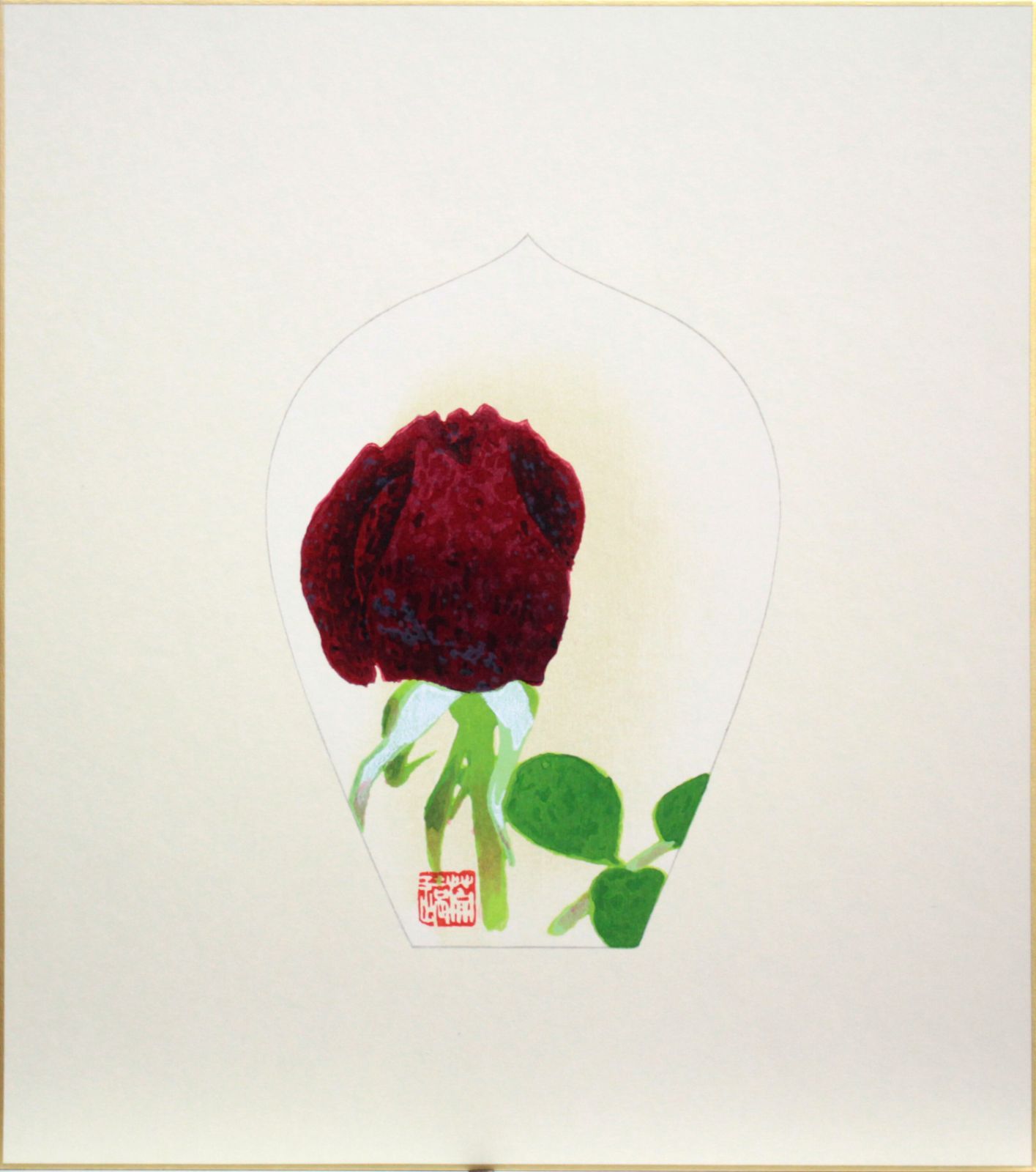 複数作家 木版画『薬師寺散華 』絵画 複数作家 『薬師寺散華 六組42枚 色紙 元箱 共箱』 木版画