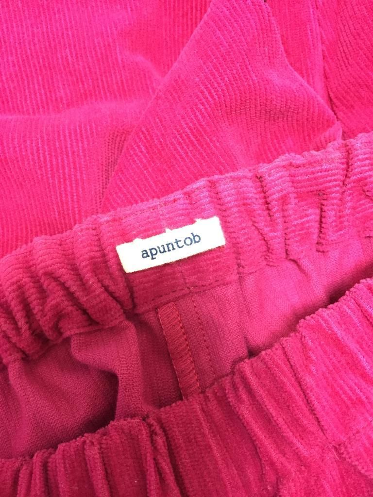 apuntob アプントビー パンツ コーデュロイ ワイド イージー