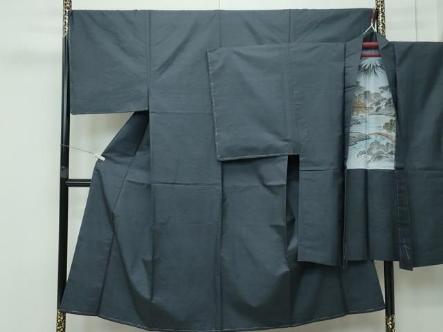 平和屋着物 上 男性 本場大島紬 アンサンブル 100亀甲 総詰め CZAA3523s5