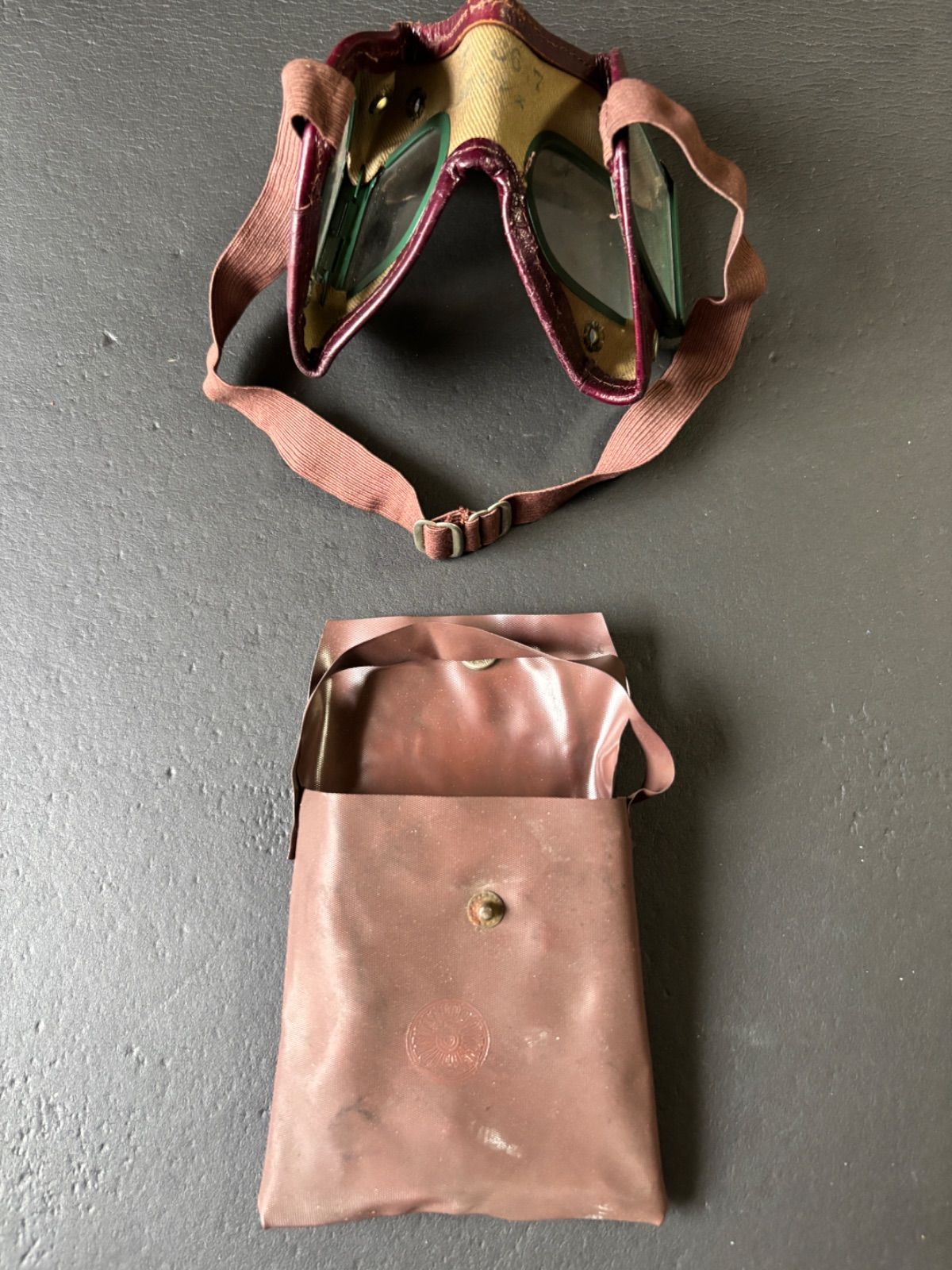 鉄道員グッズ 国鉄機関士グッズ 腕章2個 ゴーグル 路線地図 t62107