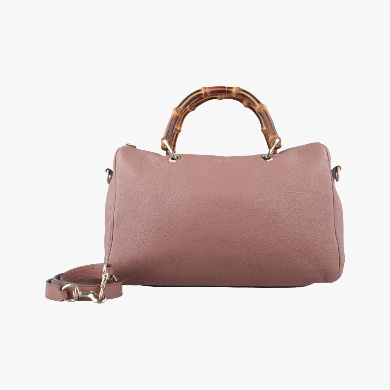 グッチGucciバンブーショッパーピンクレザー353124C017075832