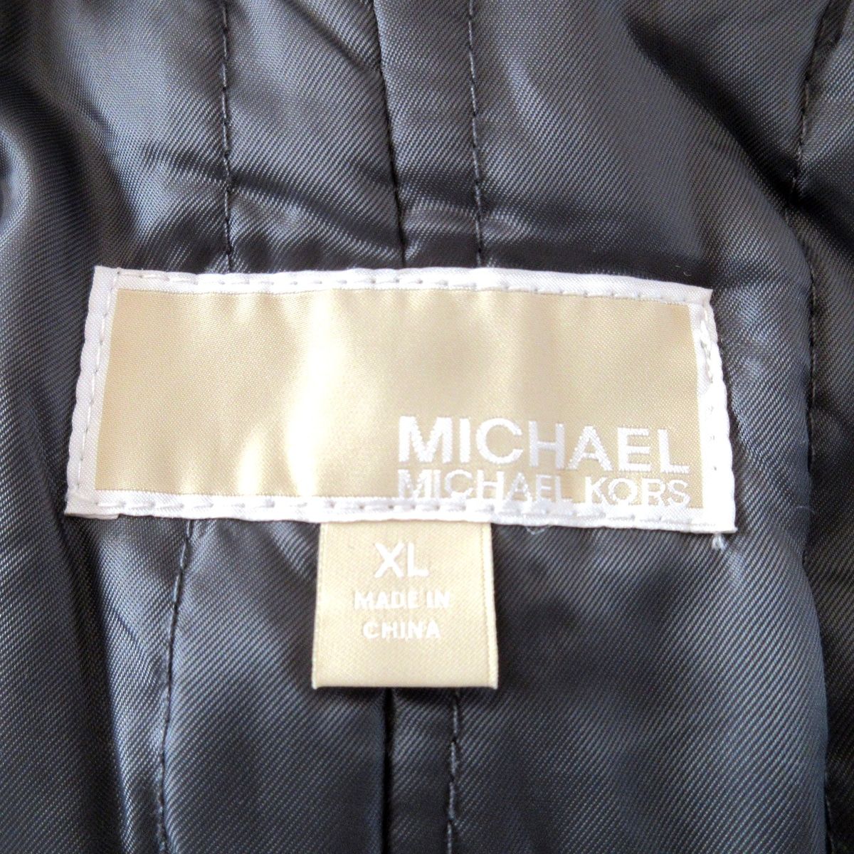 MICHAEL KORS(マイケルコース) コート サイズXL メンズ - グレー 長袖/中綿/冬