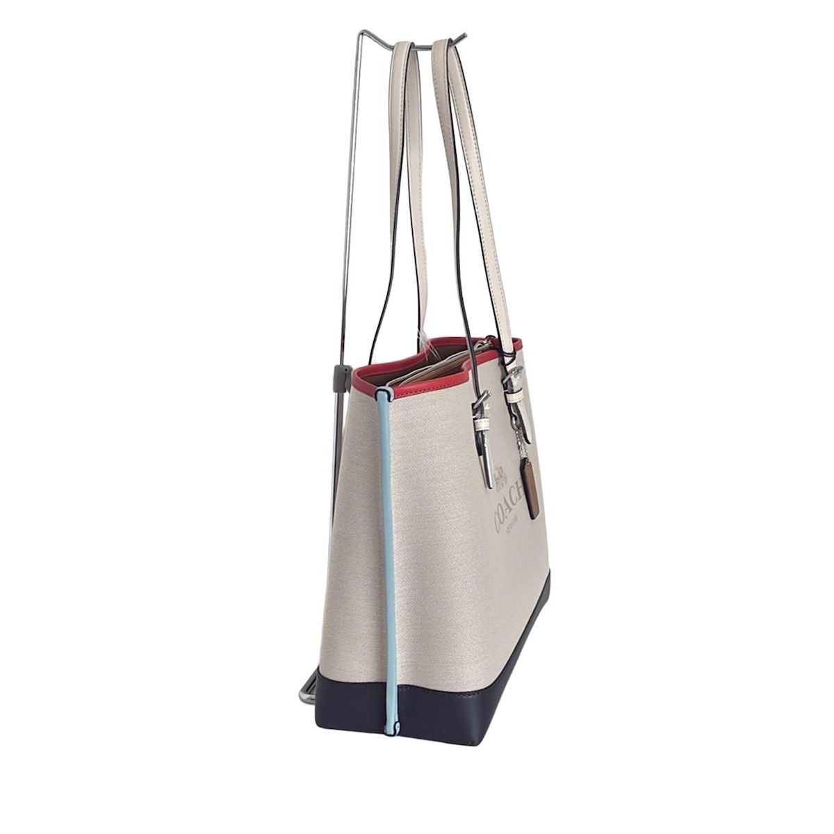 美品 COACH コーチ モリー トートバッグ カラーブロック CB650 COACH(コーチ) トートバッグ新品同様 モリートートカラー