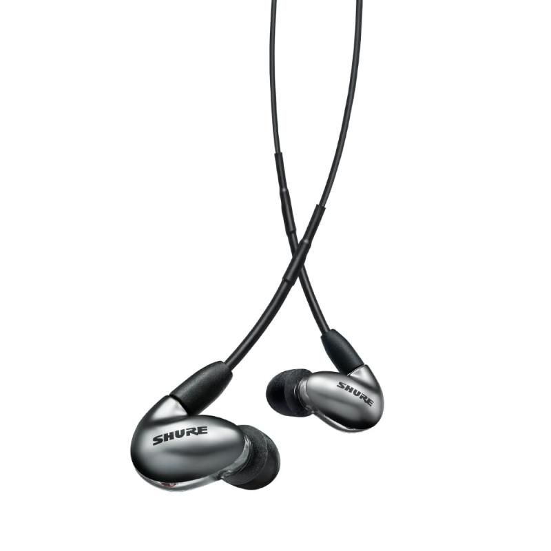 VGP2025 金賞 SHURE シュア イヤホン 有線 SE846G2GT グラファイトシルバー 第2世代 高遮音性 ハイレゾ対応 ゲーム ゲーミング カナル型 ワイヤレス変換可 別売 MMC