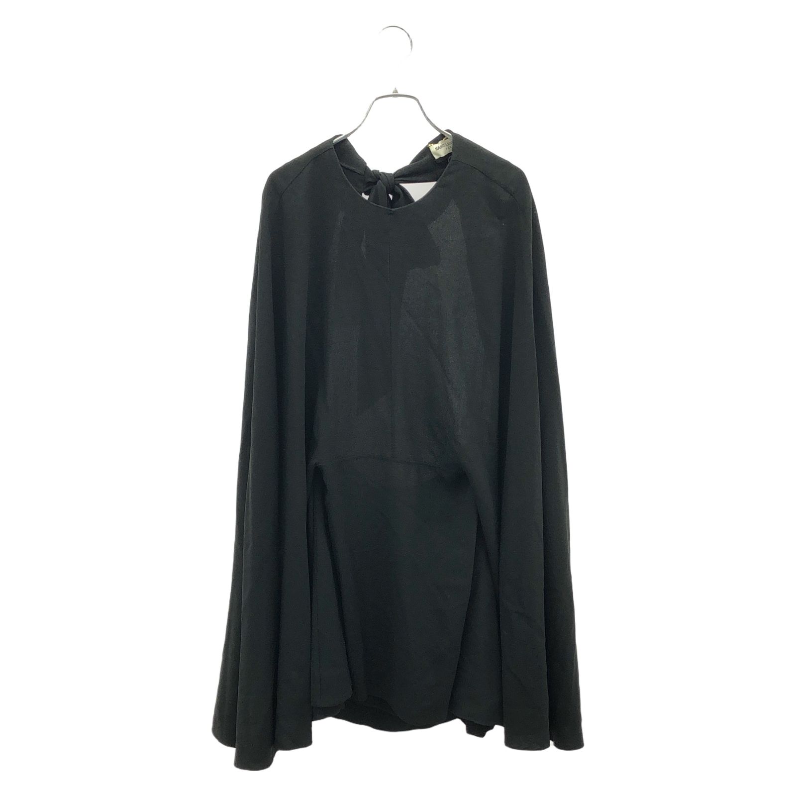 サンローランパリ SAINT LAURENT PARIS ワンピース ドレス 708360 ブラック レーヨン ドレス レディース Used A