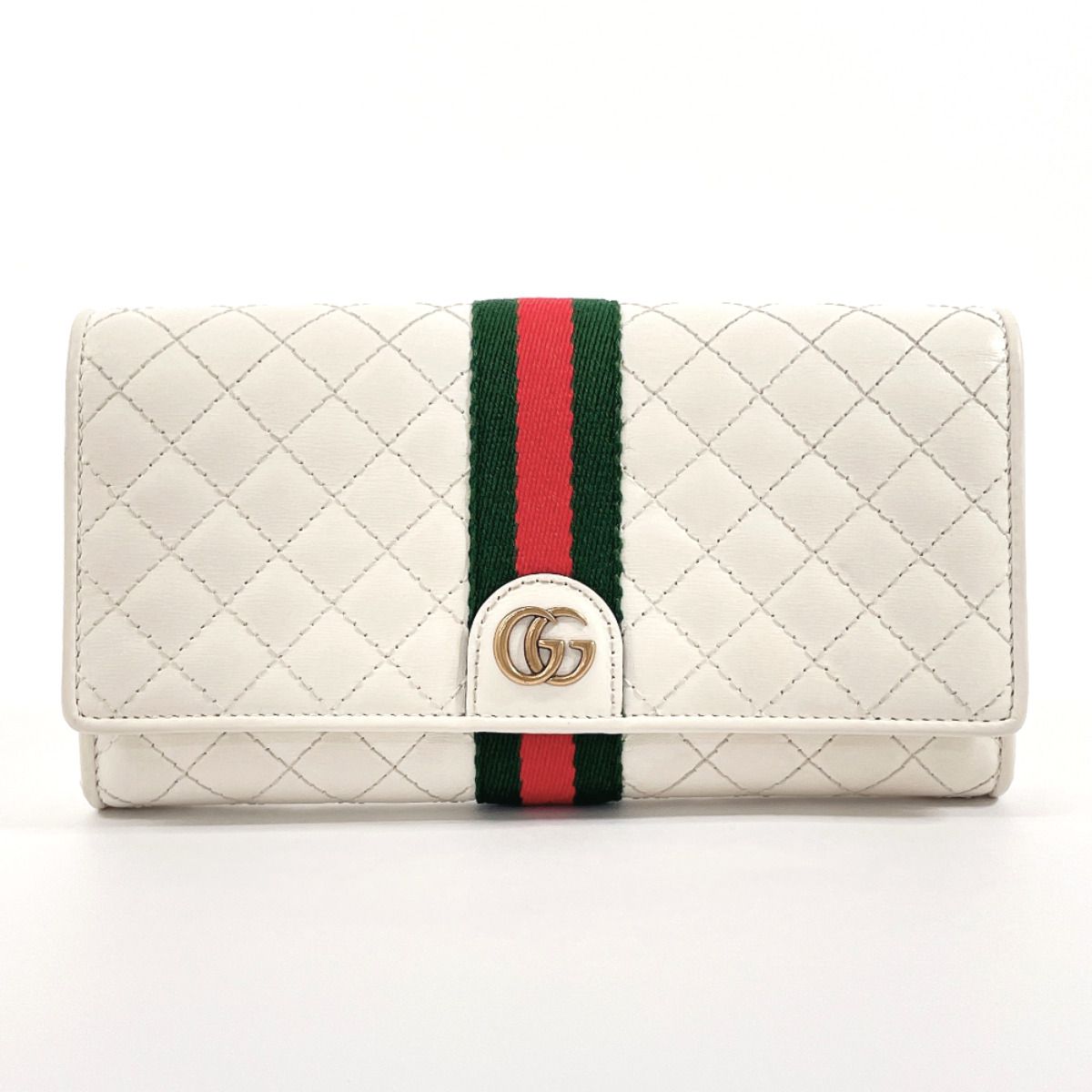 グッチ 長財布 GGマーモント キルティング 536451 ホワイト 【公式通販】