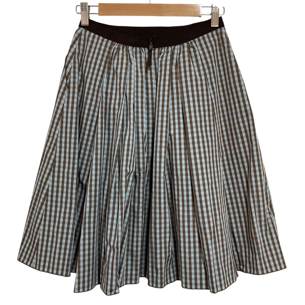 FOXEY フォクシー ひざ丈スカート 茶 40(M位) 4602925F0009 フォクシー スカート FOXEYスカート ひざ丈スカート 未使用に
