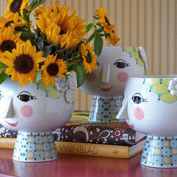 ドーム・ナンシー 1903年 動物の群れ 風景 花瓶 円形 壺