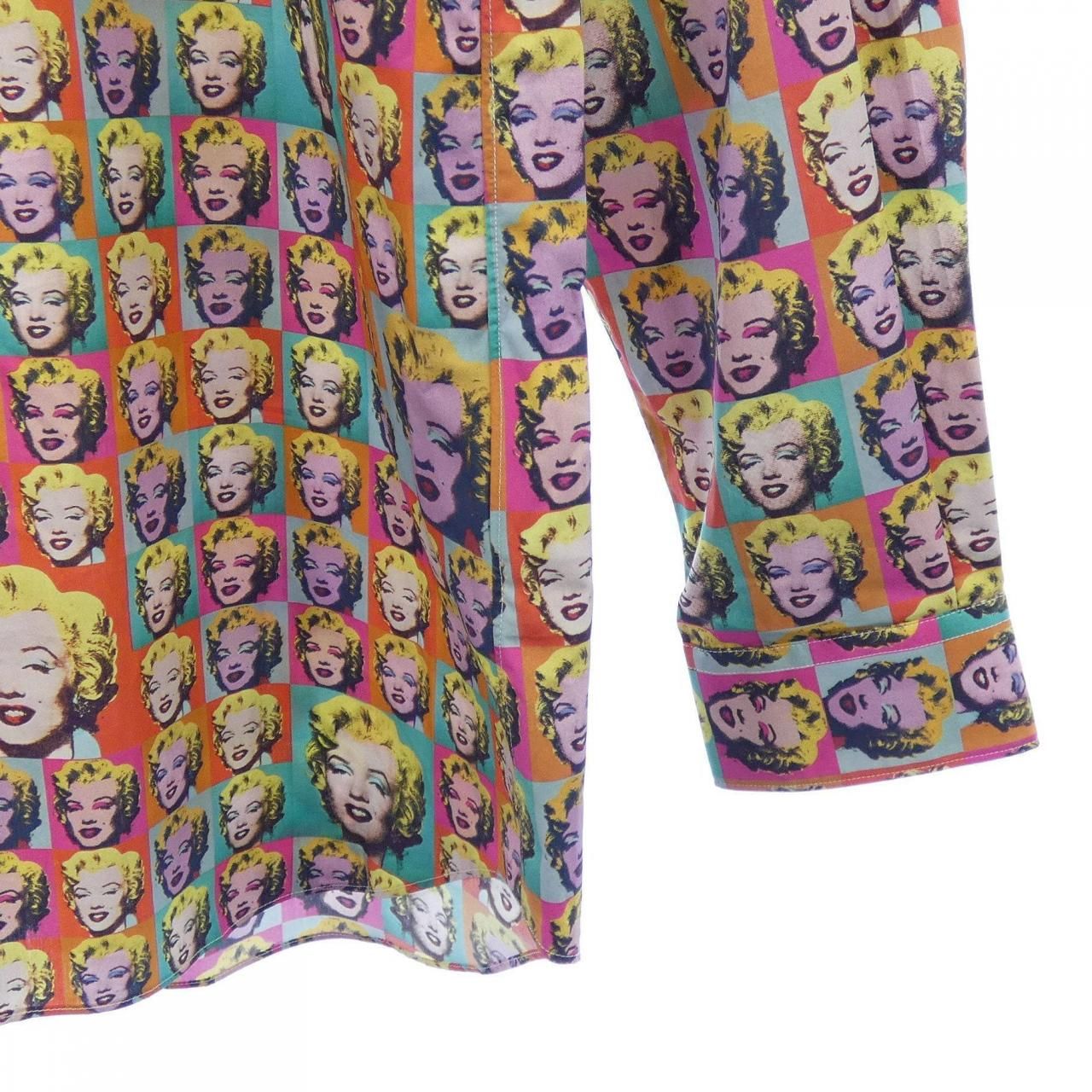 クールな コムデギャルソンシャツ COMME des GARCONS SHIRT FM-B005 ANDY WARHOL シャツ 最安価に挑戦！