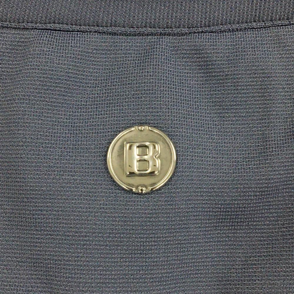 【美品】ブリーフィング 半袖ポロシャツ ブルーグレー系 ボタンダウン メンズ L ゴルフウェア 2023年モデル BRIEFING 美品】ブリーフィング 半袖ポロシャツ ブルーグレー系 ボタンダウン