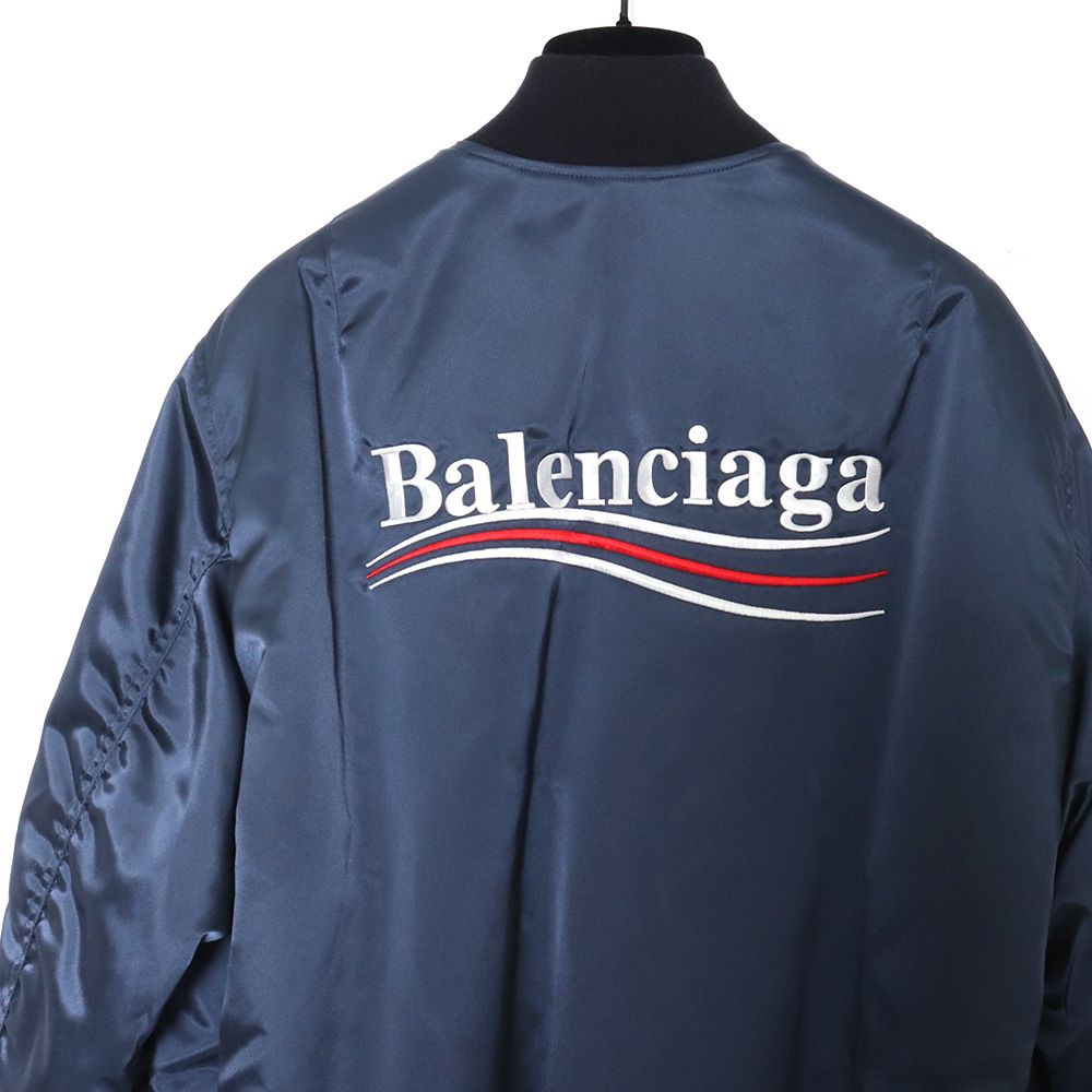 BALENCIAGA キャンペーンロゴ ボンバージャケット サイズ34 - メルカリ