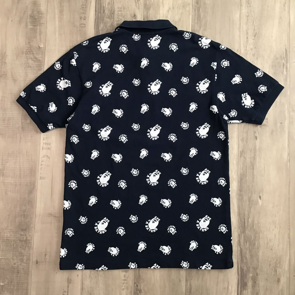 A BATHING APE 星柄ポロシャツ Sサイズ A BATHING APE ポロシャツ エイプ BAPE スター 星柄 メンズ 【公式通販