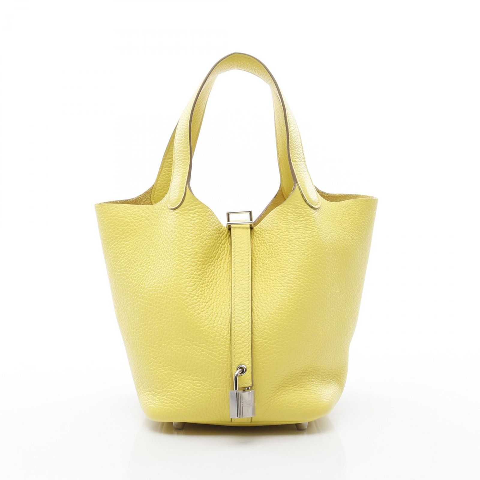 HERMES エルメス ピコタンPM ライム ハンドバッグ
