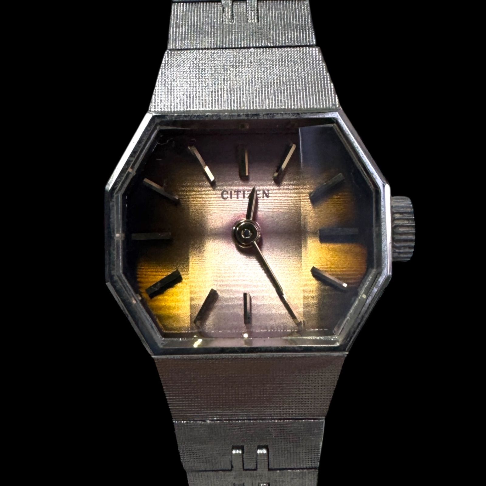 ヴィンテージCITIZEN 4ー674189S 23JEWELS手巻カットガラス ヴィンテージCITIZEN 4ー674189S 23JEWELS手巻カットガラス