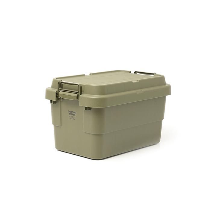 【送料無料】収納ボックス スタッキングトランクカーゴ 50L 収納ケース 座れる キャンプ アウトドア コンテナ 天板 テーブル フタ付き おしゃれ 屋外