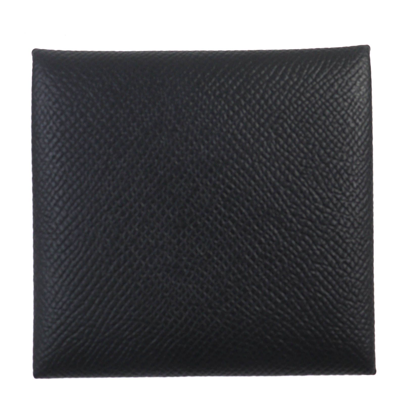 【未使用級】エルメス バスティア ブラック ヴォーエプソン HERMES 未使用品△HERMES エルメス バスティア ヴォーエプソン 小銭入れ