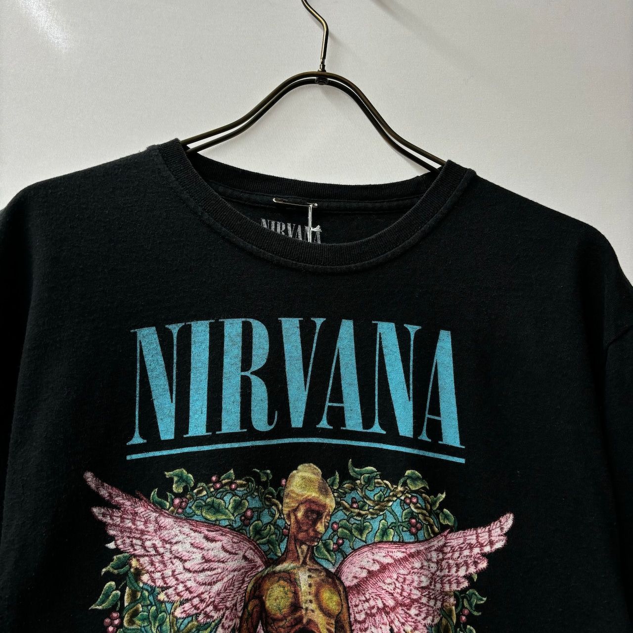 vintage NIRVANA Tee ニルヴァーナ　Tシャツ　バンT 公式　コピーライト付　当時物