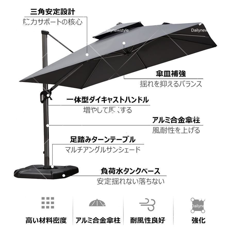 人気推薦◇パラソル ガーデンパラソル 大型300cm 四角 人気推薦◇パラソル ガーデンパラソル 大型300cm 四角