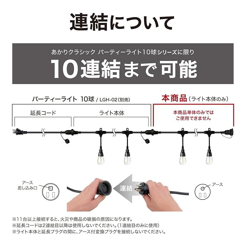 パーティーライト 10球