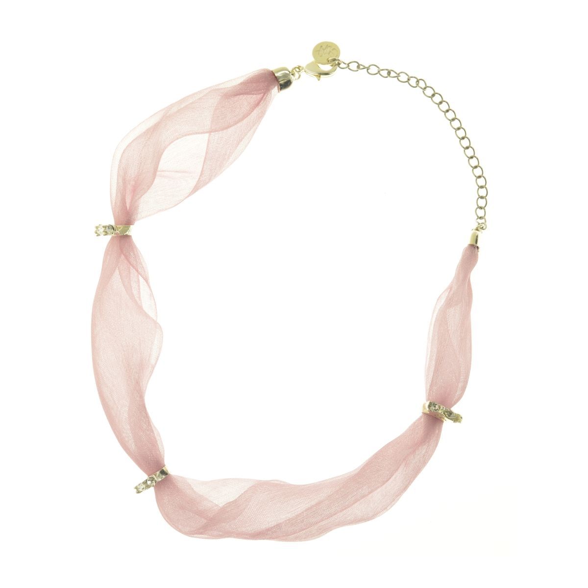 【PalomaWool】QC5805 ALEJANDRITA Crystal silk necklace チョーカーネックレス