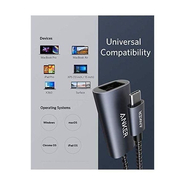 Anker PowerExpand USB-C & イーサネットアダプタ 1Gbps 高速