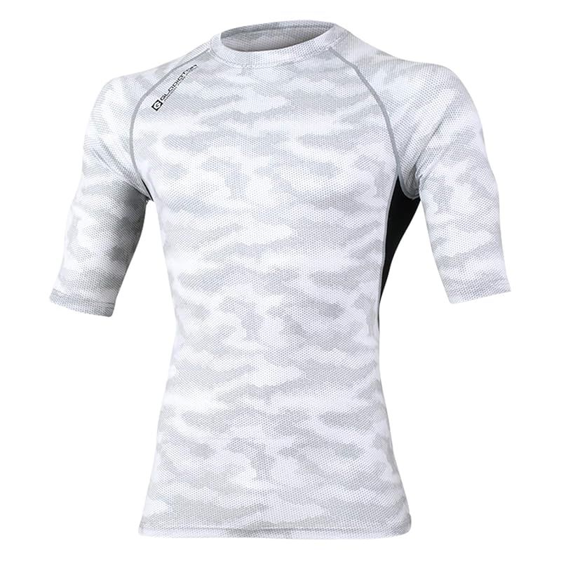 [コーコス信岡] G-927 ドライパワーサポート五分袖 ドットホワイト LL 1