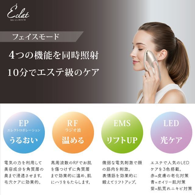 ☆新品未開封☆IKKOプロデュース MEラボンエクラ 美顔器 テレビ