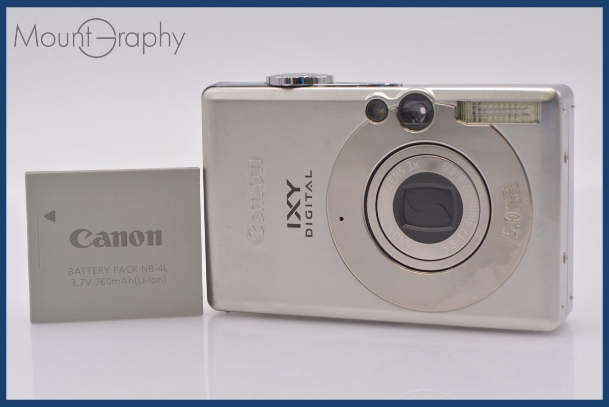 ★極上美品★ キヤノン Canon IXY DIGITAL 60 3x バッテリー付属 ★完動★同梱可 #mj4775