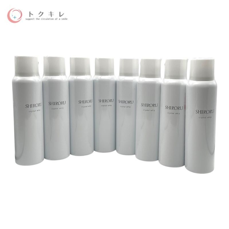 新品 SHIROKU 洗顔料 8本セット クリスタルホイップ 新品未開封】SHIRORU クリスタルホイップ 120g×6本セット 洗顔料