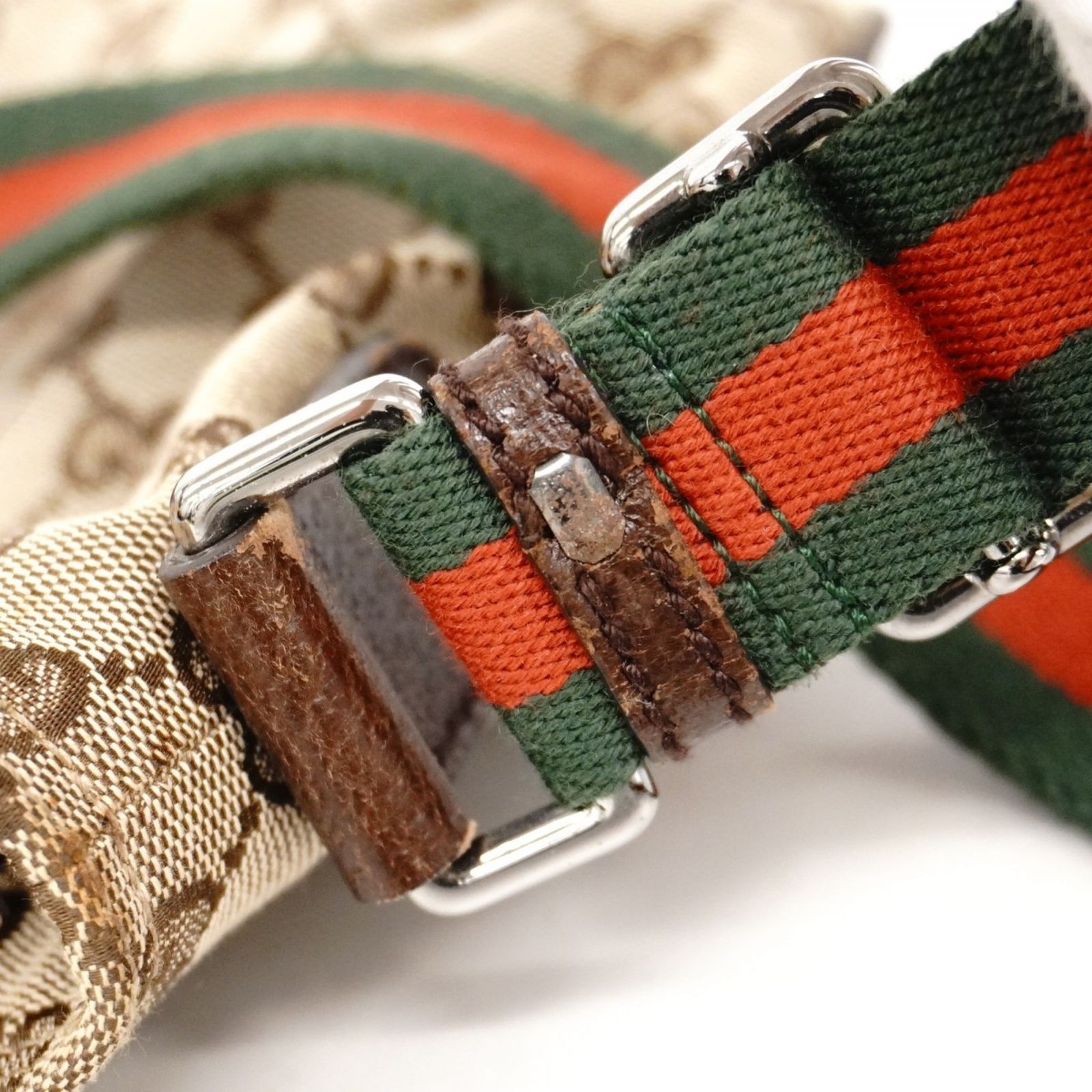 正規品 本物　グッチ タイガー シェリーライン レア マフラー　USEDきれいめ GUCCI - グッチ 333019 シェリーライン タグ有 マフラー ウール