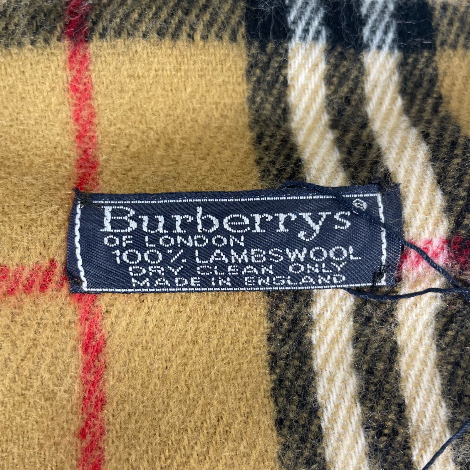未使用 タグ付き Burberry London バーバリー ロンドン ラムウール100