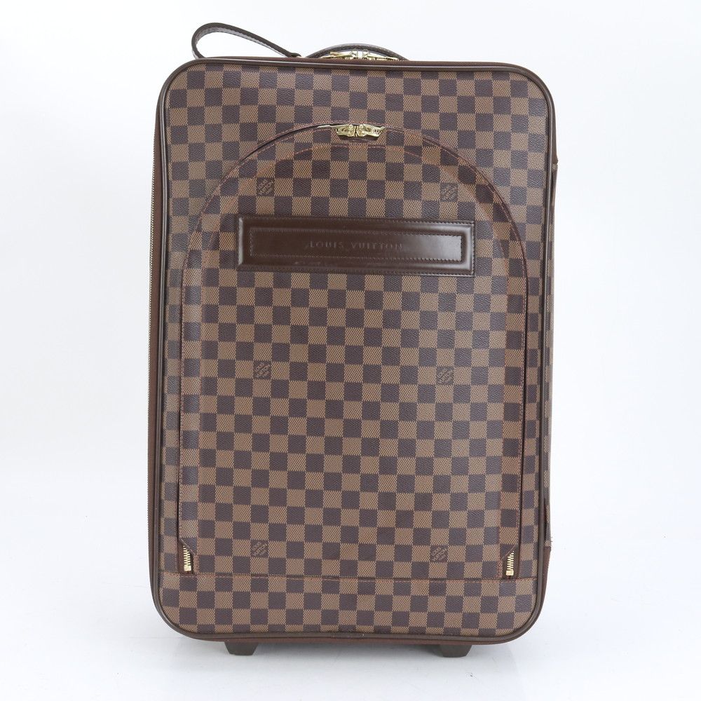 極美品 ルイヴィトン ダミエ ペガス 55 N23294 レザー スーツ