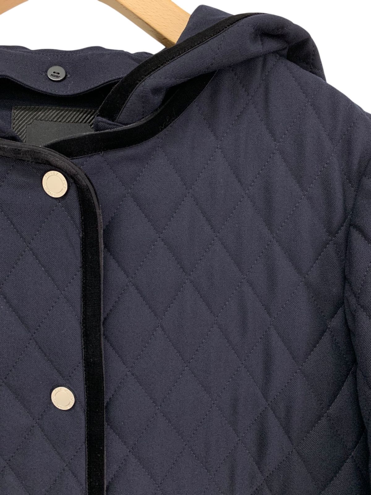 フォクシーブティック Windsor 44850 コート 38 ネイビー フォクシーブティック Windsor 44850 コート 38 ネイビー