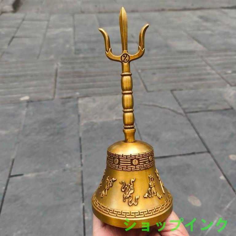 銅製 法器 太極八卦鈴 八仙鈴 三清鈴手揺鈴 辟邪 開運 風水招財 置物工芸品 銅製 法器 太極八卦鈴 八仙鈴 三清鈴手揺鈴 辟邪 開運 風水招財 置物
