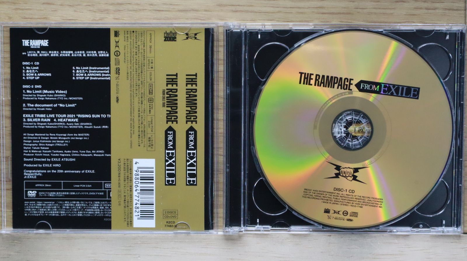 国内盤CD★ザ・ランペイジ from EXILE TRIBE/■ THE RAMPAGE FROM EXILE(CD+DVD)  ■4988064774821/RZCD-77482B【国内盤 /邦楽】E02194