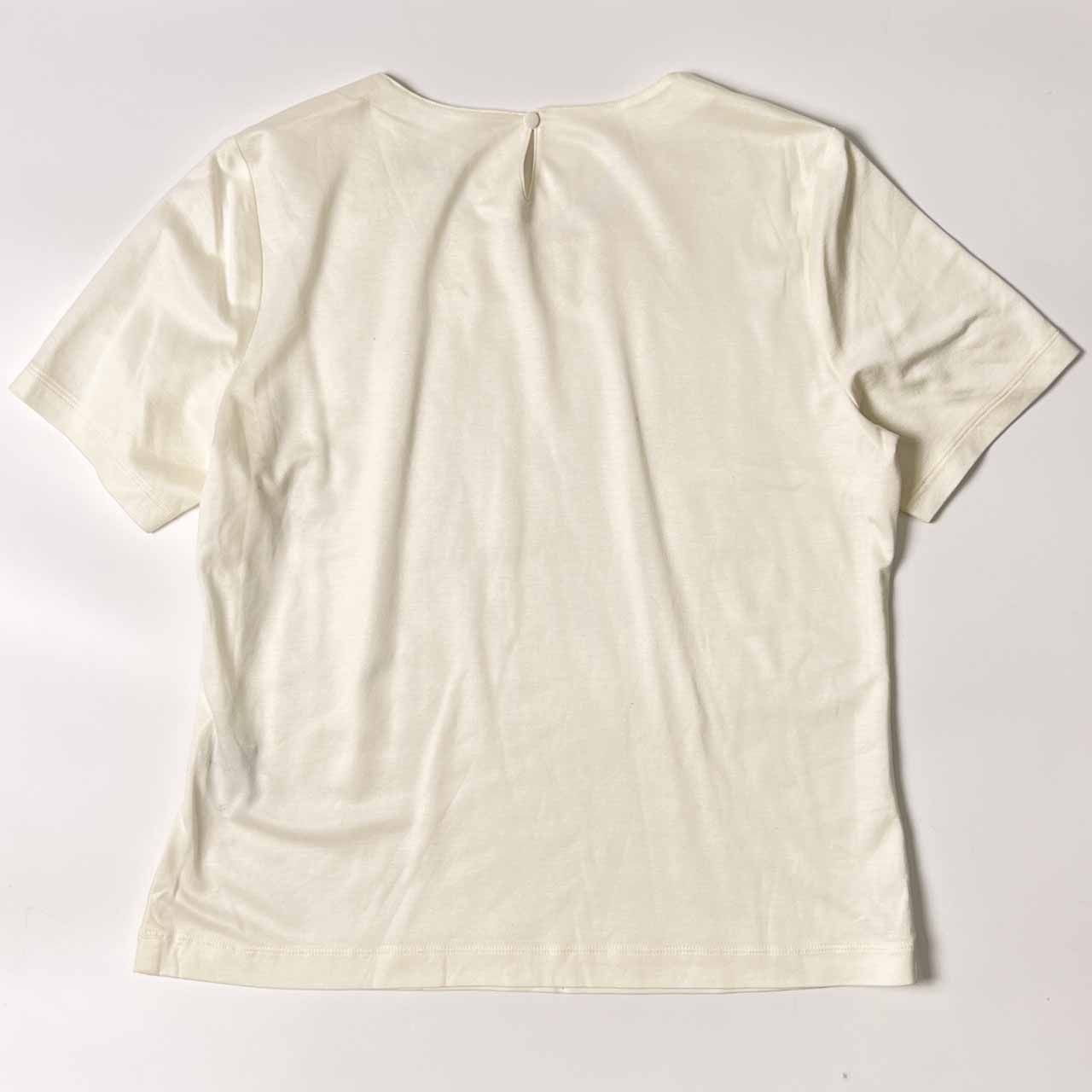 レリアン カットソー シャツ 半袖 大きいサイズ レース ブランド トップス 日本製 レディース 13サイズ クリーム色 Leilian leilian - レリアン カットソー シャツ 半袖 大きいサイズ
