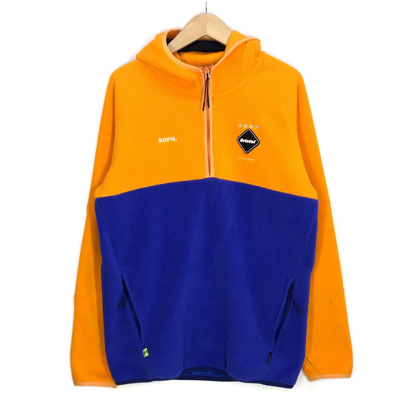 FCRB POLARTEC HALF ZIP GAITER HOODY 【公式通販】