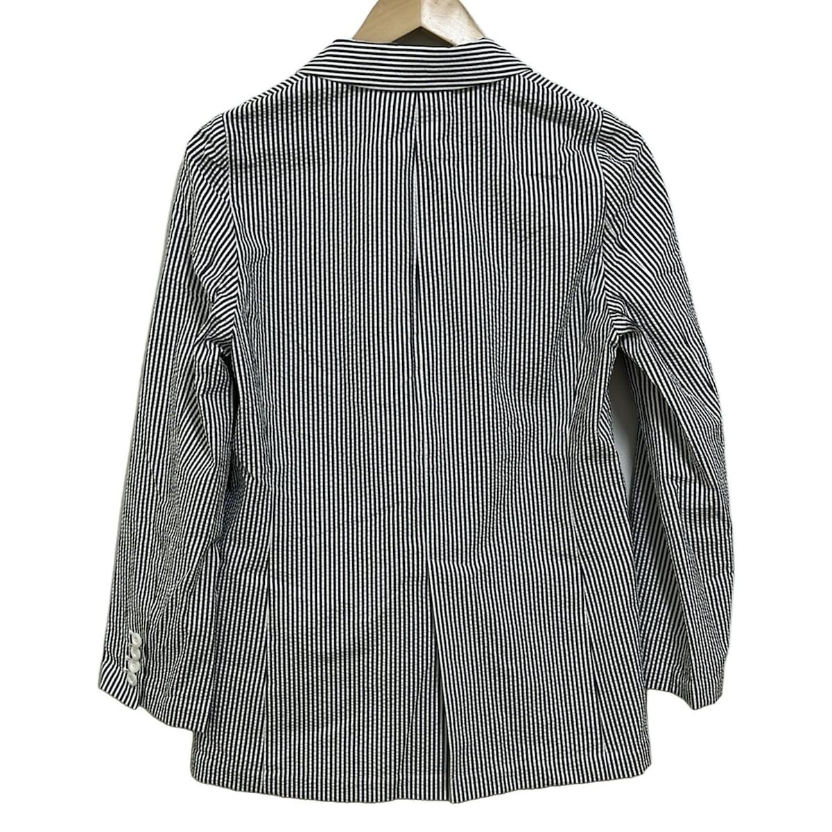 ColPierrot コルピエロ ジャケット サイズ36 S レディース - 白×グレー 長袖 ストライプ 春 夏
