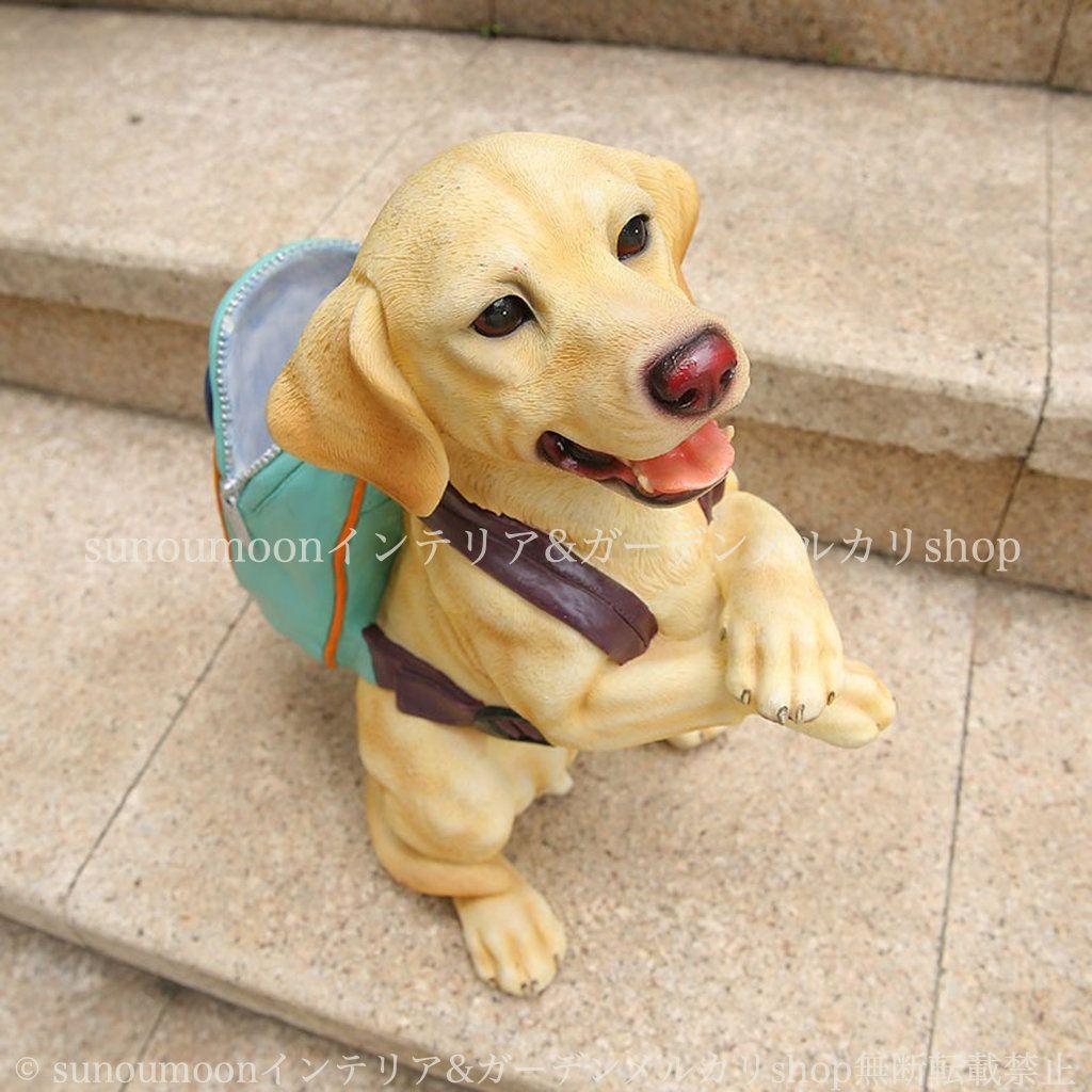 雑貨 かわいい ガーデン雑貨 動物 樹脂 庭の装飾 リュックサック ガーデニング ガーデン イヌ いぬ インテリア ガーデンインテリア おしゃれ ガーデンオブジェ 犬 お洒落 置物 ガーデンオーナメント 8-14 WWW_GEBZETESISAT_COM_TR