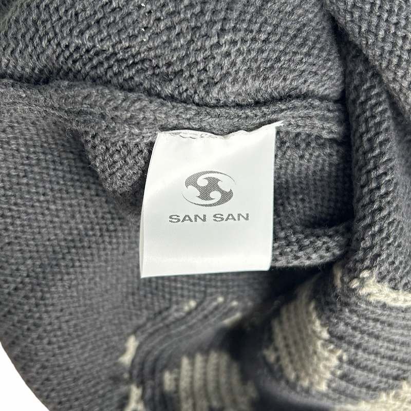 SANSANGEAR 24SS beanie gray SANSANGEAR】 24SS LOGO BEANIE : WARM GREY
