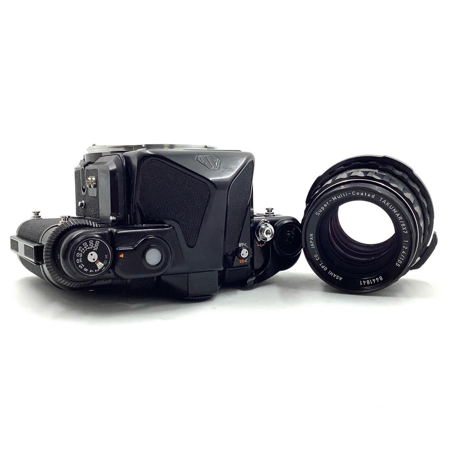  ASAHI PENTAX 6 x 7 TAKUMAR 105 mm F 2 4 難有 大判 中判カメラ(フィルム) フィルムカメラ