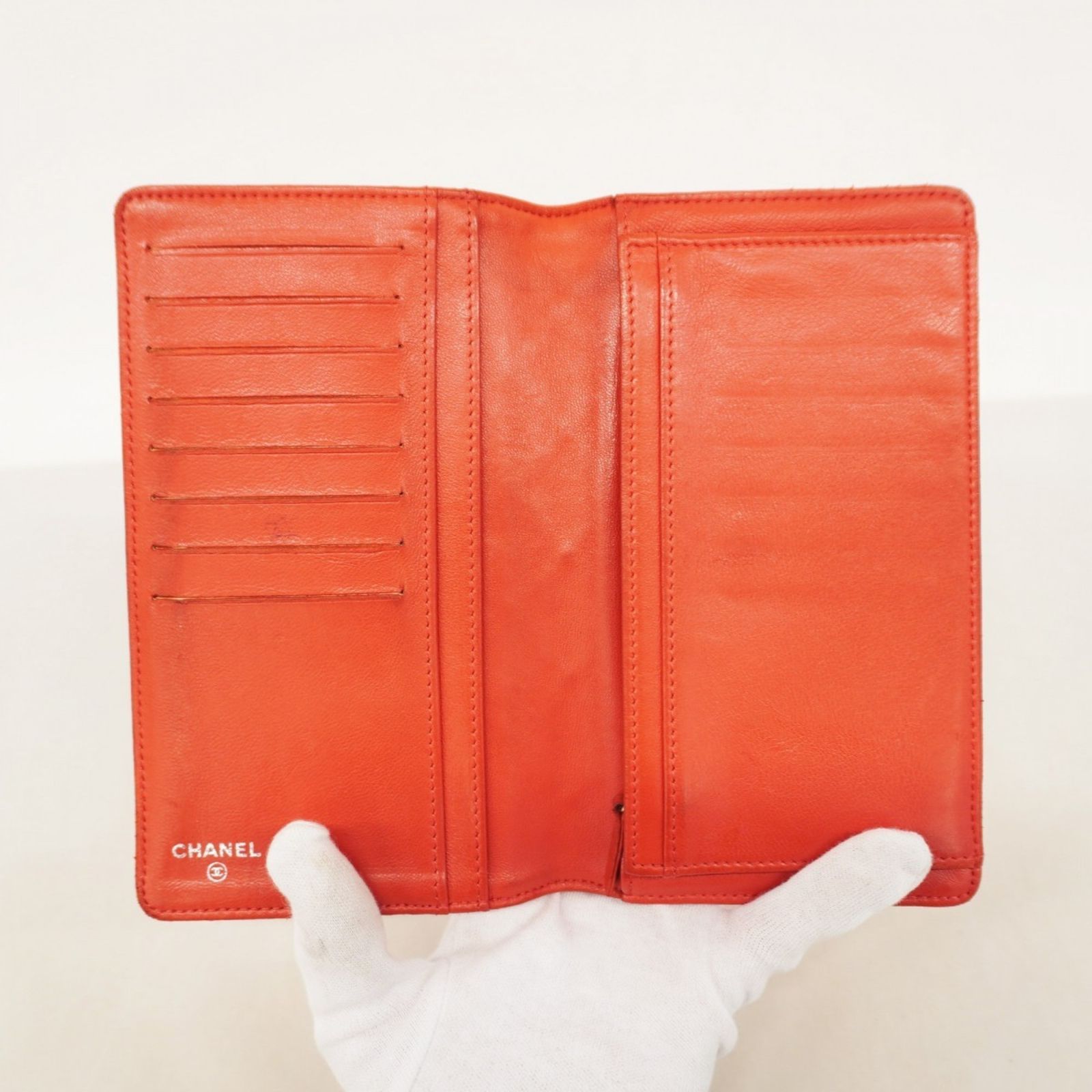 シャネル(Chanel) シャネル 長財布 マトラッセ ラムスキン