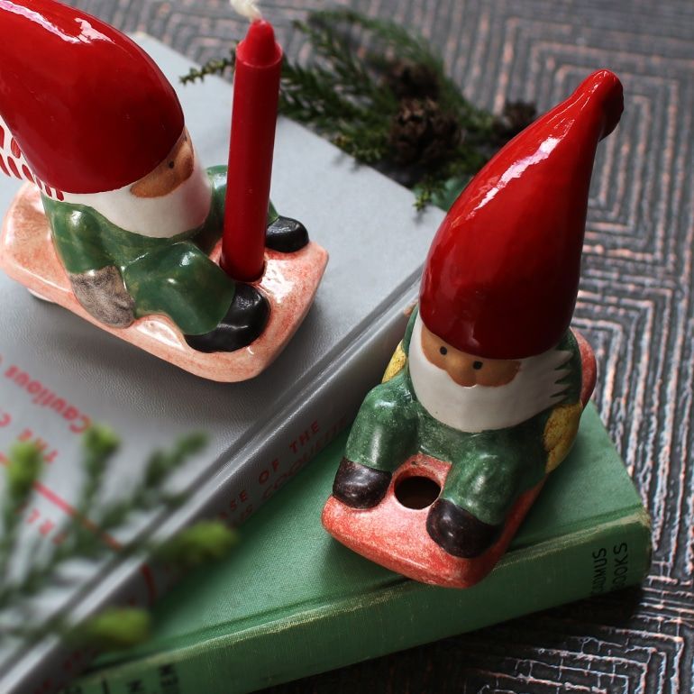 新品】Lisa Larson リサラーソン｜Sleding Tomte サンタクロース